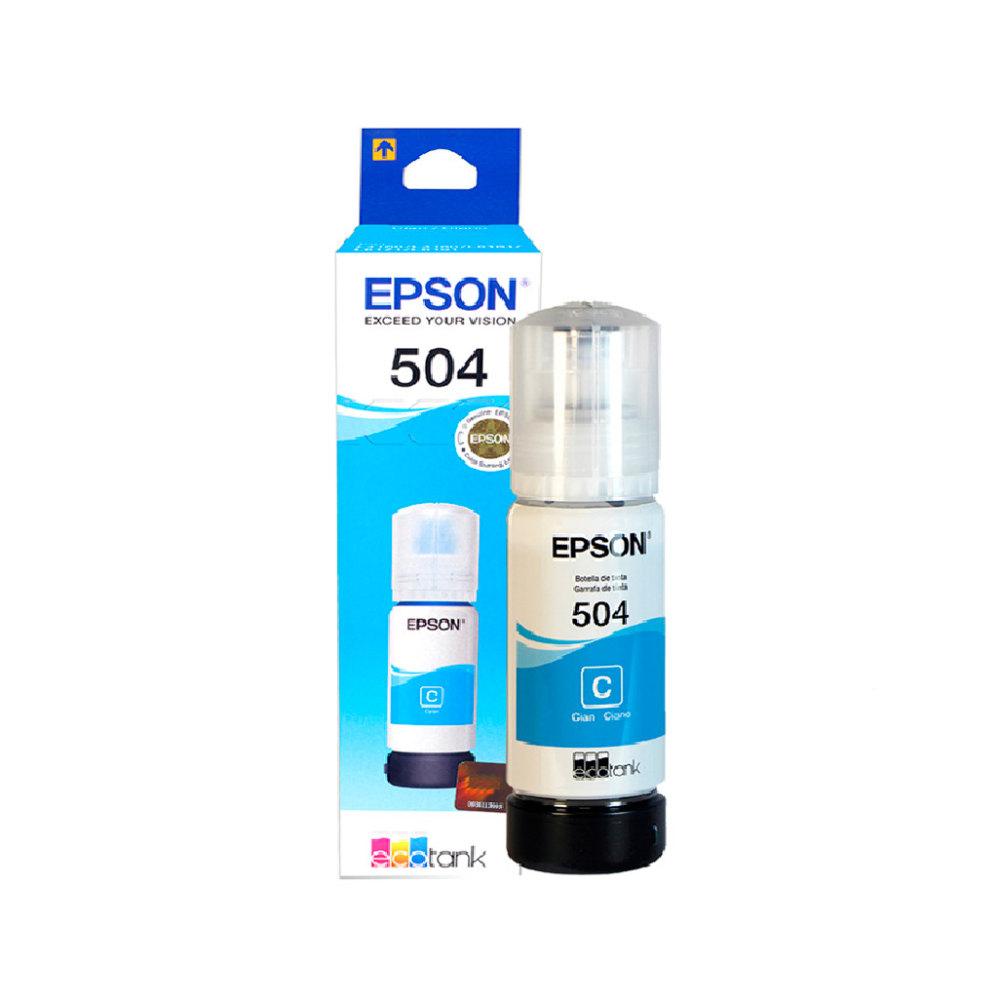 TINTA EPSON T504220 CYAN ORIGINAL