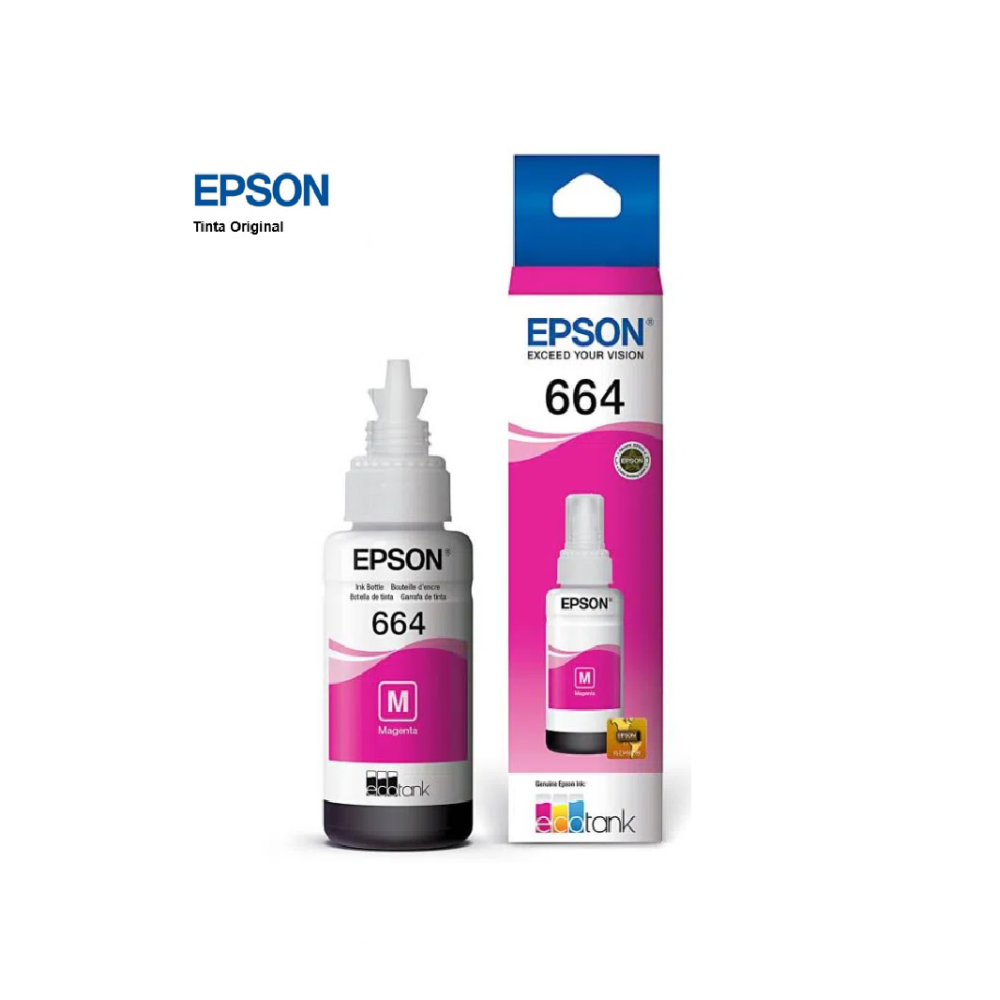 TINTA EPSON T664320 MAGENTA ORIGINAL