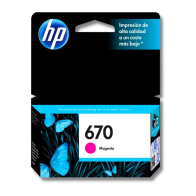 Tinta Hp CZ115AL 670 Magenta Deskjet 3525 Original