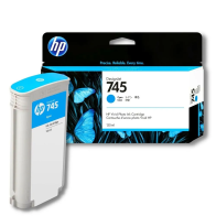 Tinta Hp F9J97A 745 130ml Cyan Original