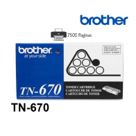 TONER BROTHER TN-670 (HL-6050 7,500 PAG.)