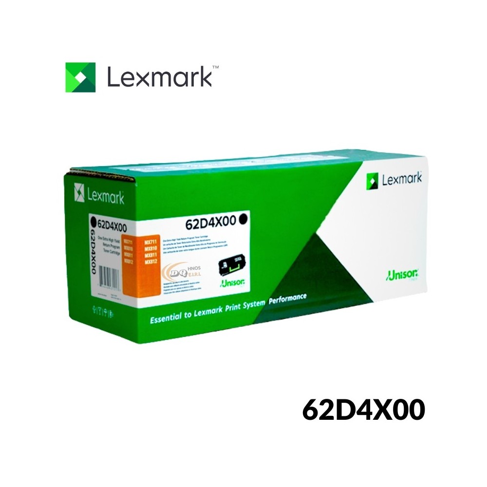 TONER LEXMARK 62D4X00 624X MX711 45.000 PAGINAS TONER LEXMARK 62D4X00 624X MX711 45.000 PAGINAS