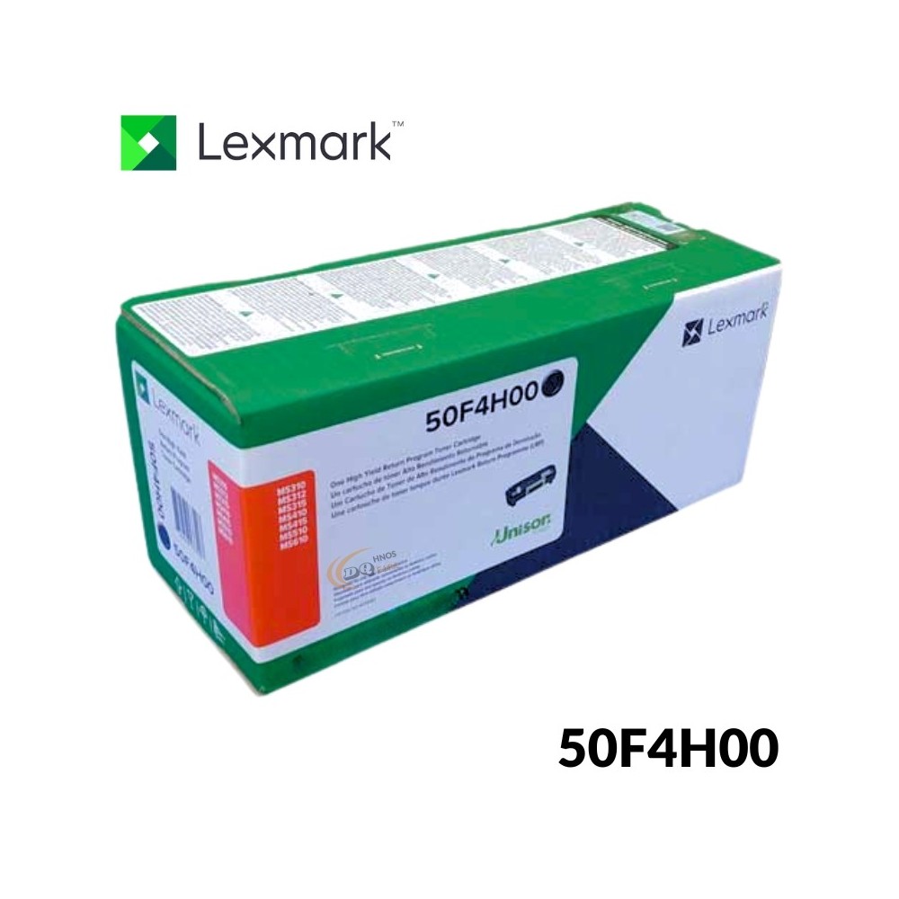 TONER LEXMARK 50F4H00 504H NEGRO 5.000 PAGINAS TONER LEXMARK 50F4H00 504H NEGRO 5.000 PAGINAS