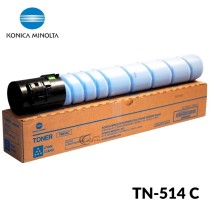 TONER KONICA MINOLTA TN-514C CYAN BIZHUB C-458, 558 A9E8490 26,000 páginas