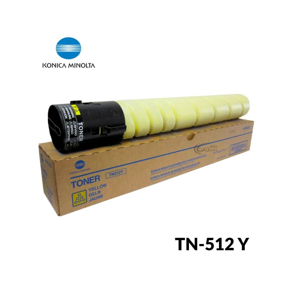 Toner Konica Minolta  TN-512Y Yellow Bizhub c454e