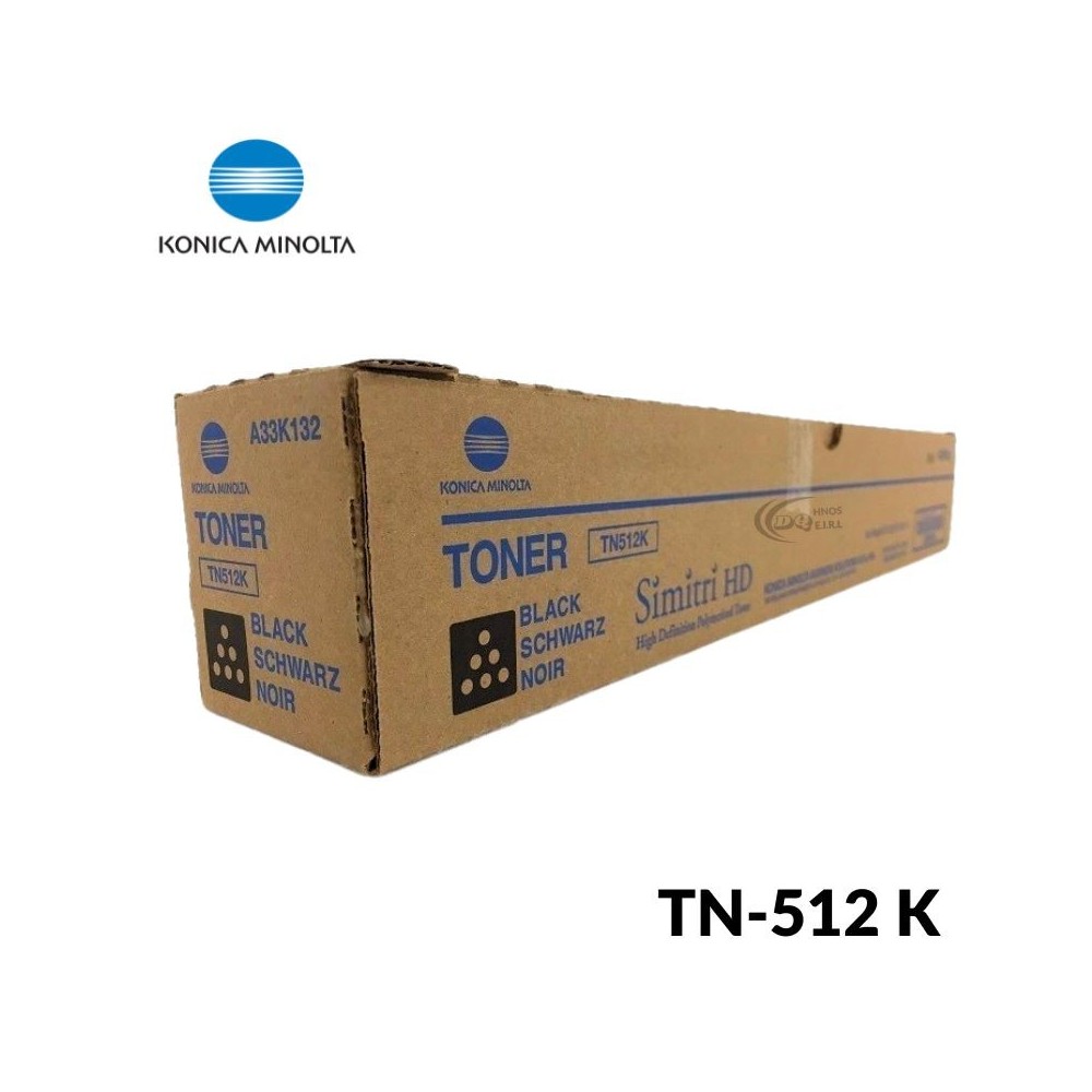 Toner Konica Minolta TN-512k Negro Bizhub c454e