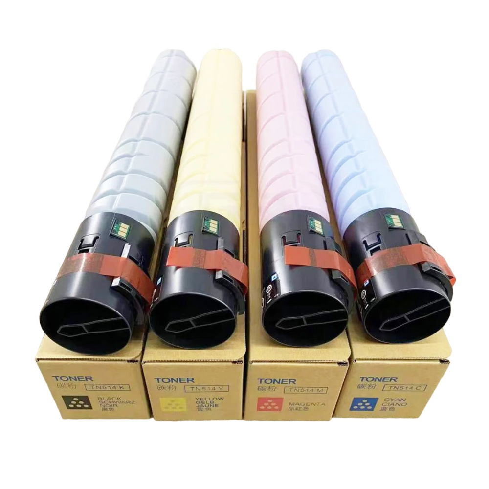 Kit Toner Konica Minolta TN-514 Original 4 colores